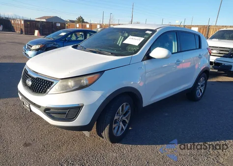 2016 Kia Sportage Lx from USA, damaged, VIN KNDPBCAC6G7814870